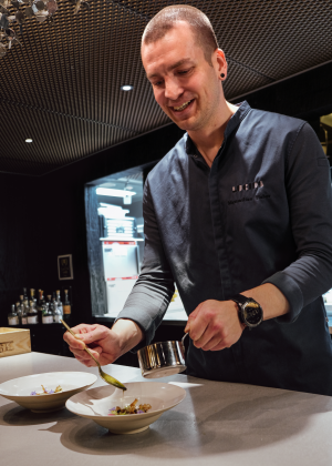 Chefs Table Küchenchef Maximilian Huber