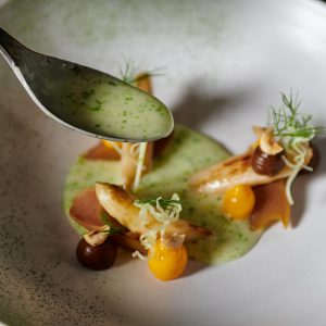 Vorspeise von Maximilian Huber Chefkoch Restaurant Lucide